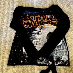 Disney Star Wars Long Sleeve Knot Shirt